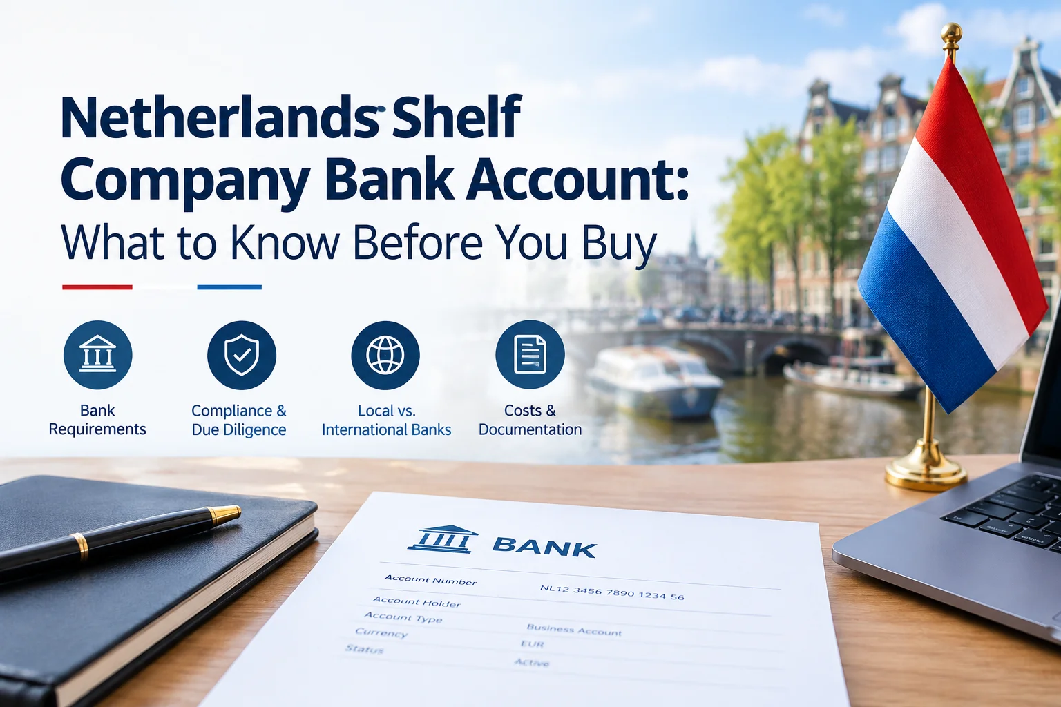 Netherlands Shelf Company Bank Account